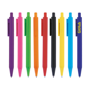 A2321, Bolígrafo de plástico con cuerpo en color. Mecanismo de click.