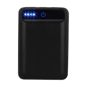 CRG 026, POWER BANK NIPET. Batería auxiliar para smartphone con linterna LED. capacidad 6000 mAh. Incluye cable cargador compatible con USB y micro USB.