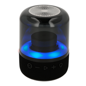 SO-094, Bocina Bluetooth pórtátil. Incluye sonido estéreo con luz RGB de 7 colores LED, entrada de auxiliar, cargador tipo DC 5V (incluido), entrada de tarjeta TF y potencia de 8W.