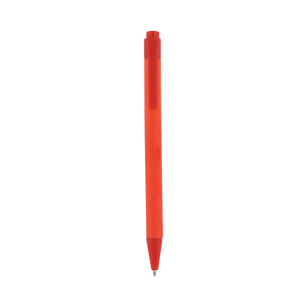 BP-5265C, Bolígrafo de cartón de colores con clip de plástico.